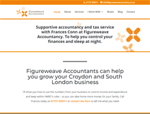 Tablet Screenshot of figureweaveaccountancy.co.uk